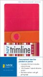 niv-trimline-bible-pink-&amp-orange-italian-duo-tone